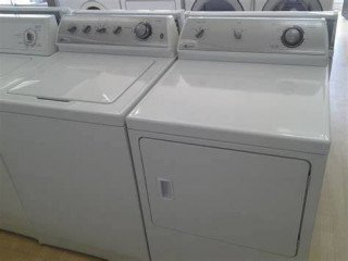 Top loading washer and dryer set with Warranty