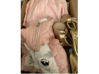 TWO BOXES NEW/LIKE NEW Baby Girl Clothes - Newborn-6Months - $30