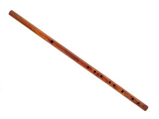 Windsong Rosewood Flute, Side Blown, Horizontal, Key of C, 19 inch wood