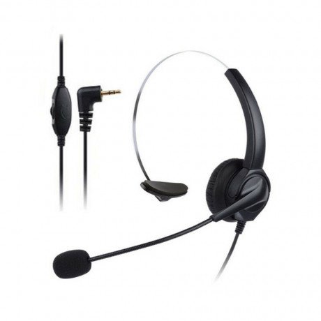 stretchable-telephone-headset-customer-service-wired-head-mounted-headphone-g2n6-big-0